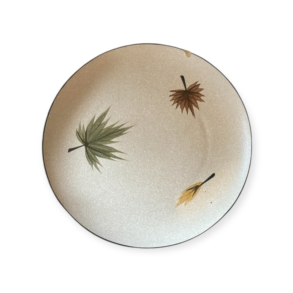 Harmony House Stoneware 10 3/8" Dinner Plate Maple Leaf Leaves 4102 Japan